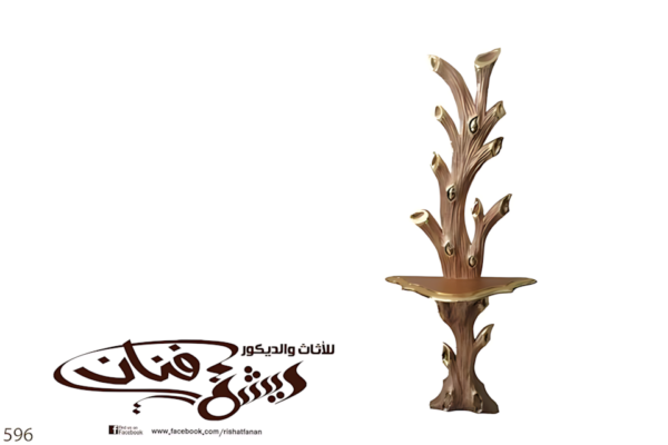 ⁦أبليك الشجرة خشب رومانى مدهب فرنساوى⁩ - الصورة ⁦2⁩