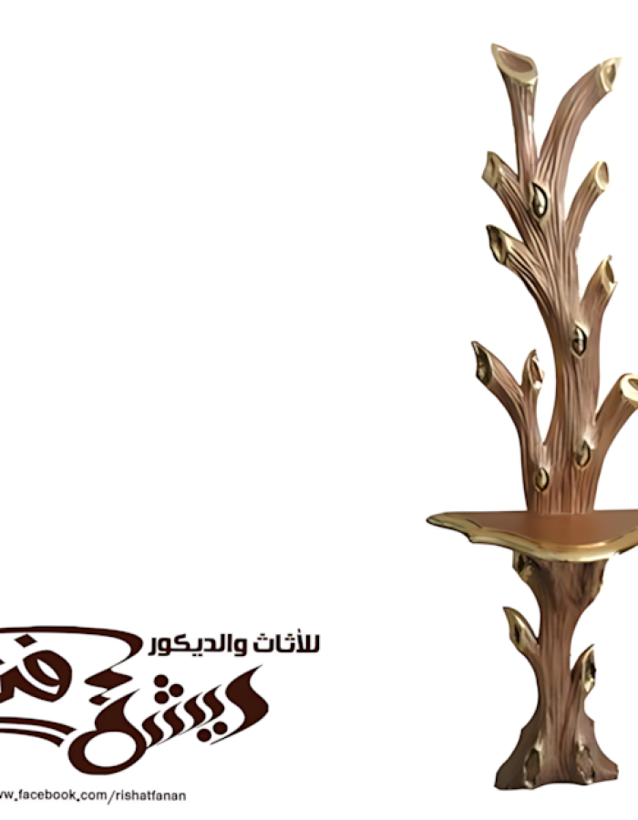 أبليك الشجرة خشب رومانى مدهب فرنساوى
